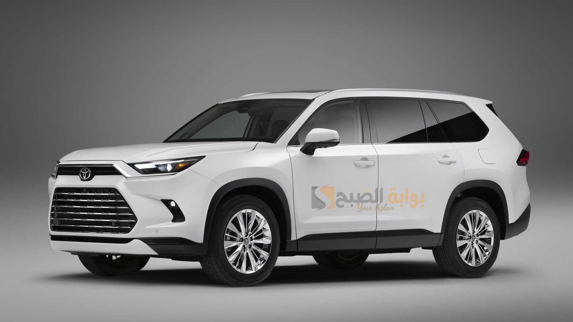 تويوتا هايلاندر toyota highlander 2024 نظام الدفع الرباعي الكهربائي القوي والمطور حديثا