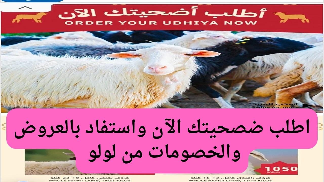 عروض لولو الرياض على ذبائح عيد الاضحى