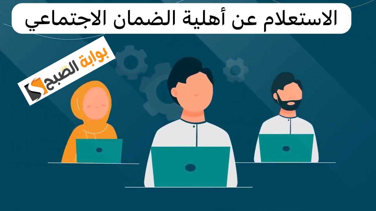 الاستعلام عن أهلية الضمان المطور عبر نفاذ