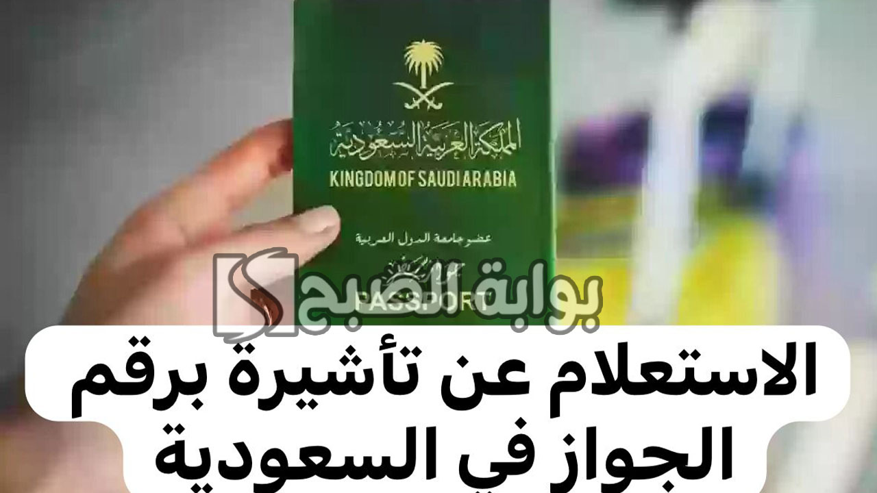 الاستعلام عن تأشيرة برقم الجواز 1445
