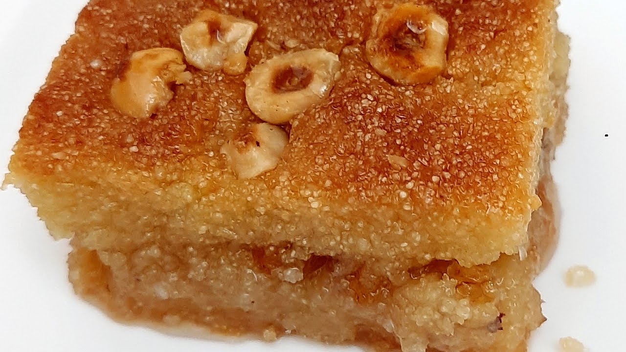 طريقة عمل الهريسة بالسميد