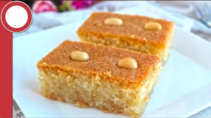 بسبوسة بالزبادي
