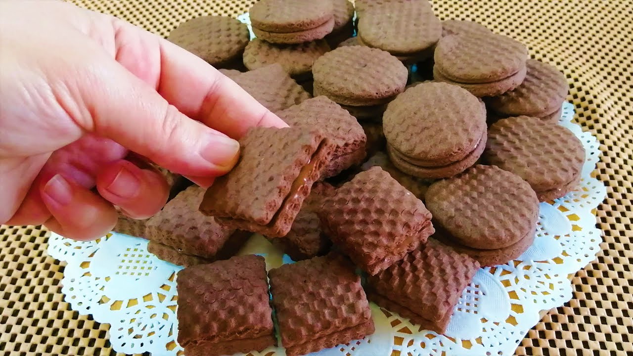 بسكويت بالكاكاو بدون بيض