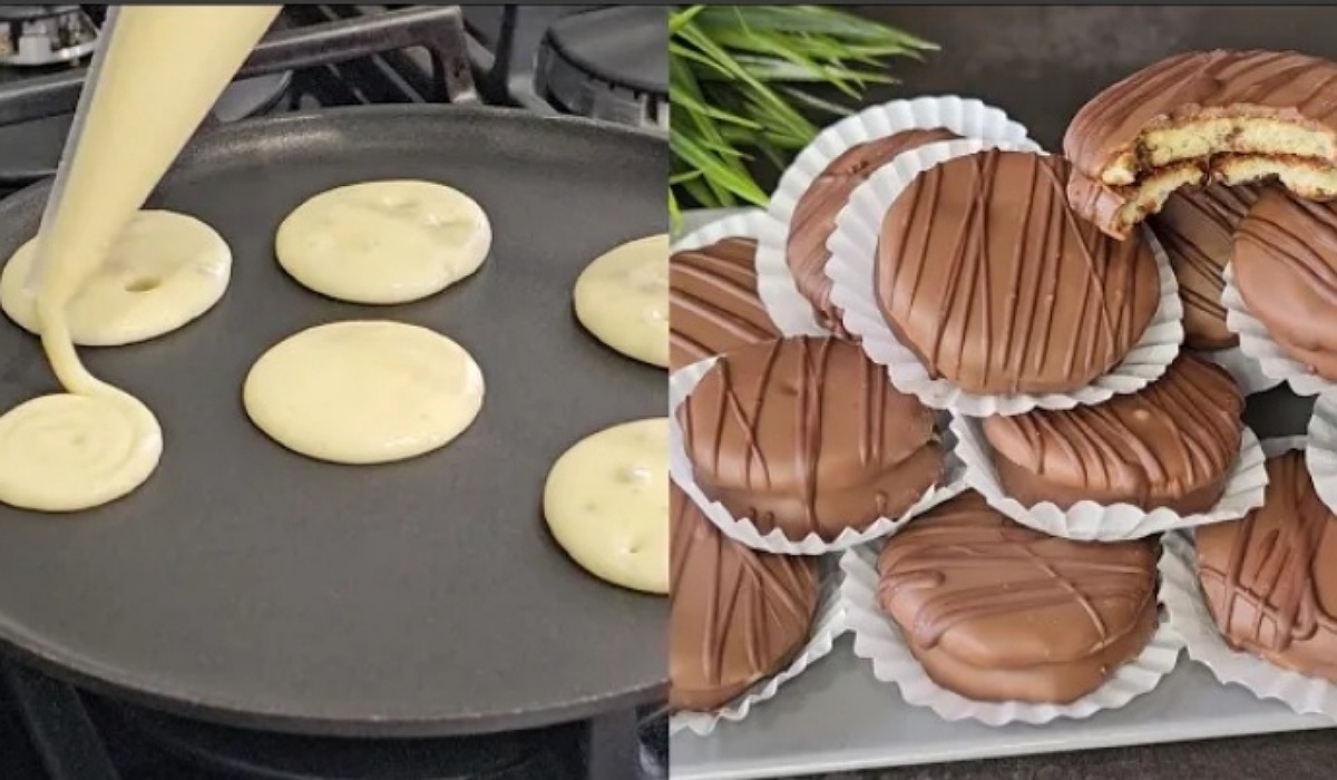 بسكويت شوكولاتة دائري