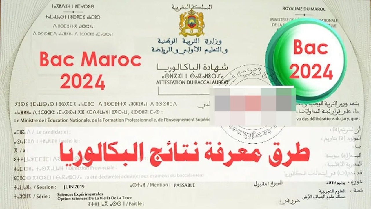 رابط نتائج البكالوريا برقم المسار المغرب 2024