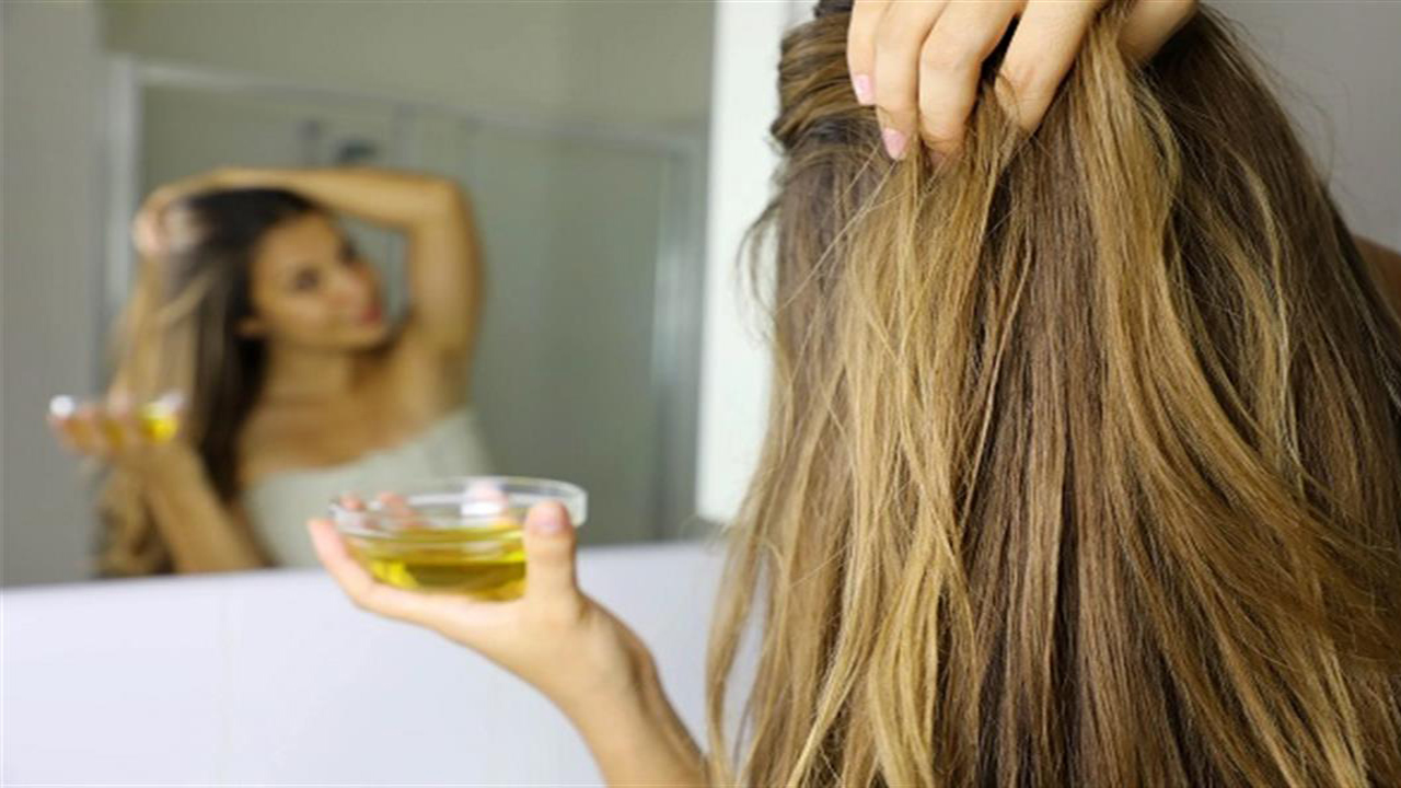 زيت الزيتون للشعر