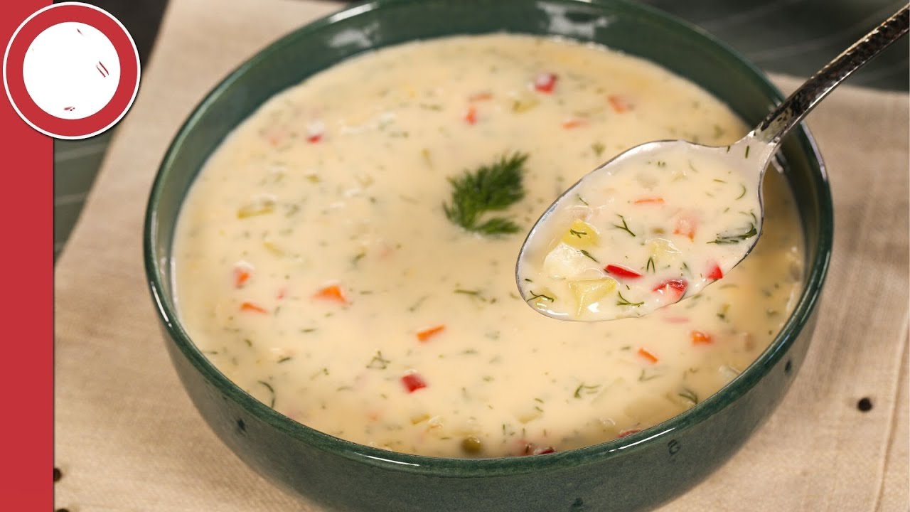 شوربة الخضار بالكريمة
