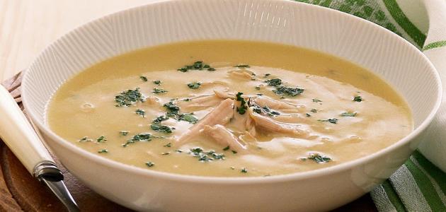 طريقة عمل شوربة الدجاج الكريمية بطعم رائع وخيالي