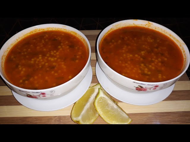 طريقة عمل شوربة الشعرية المحمصة بطعم رائع بسهولة