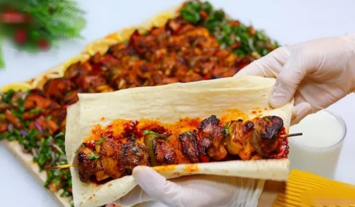 شيش طاووق بالفرن