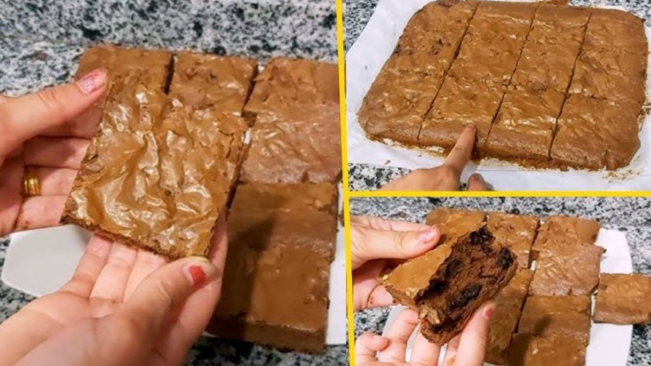 طريقة تحضير كيكة البراونيز بصوص التوفي