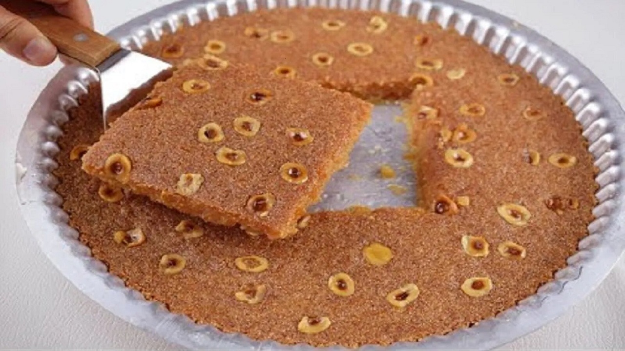 طريقة عمل البسبوسة المرملة في البيت