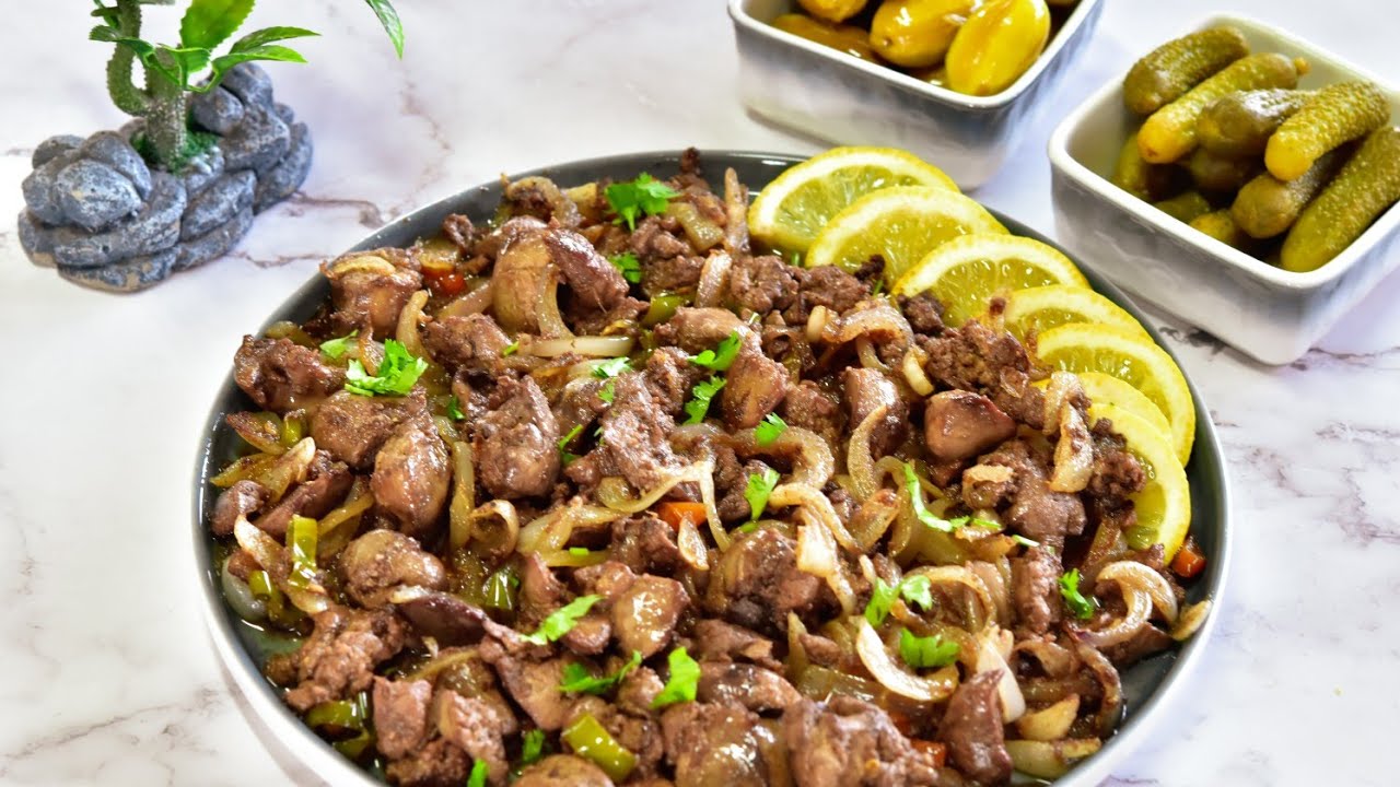 طريقة عمل الكبدة.