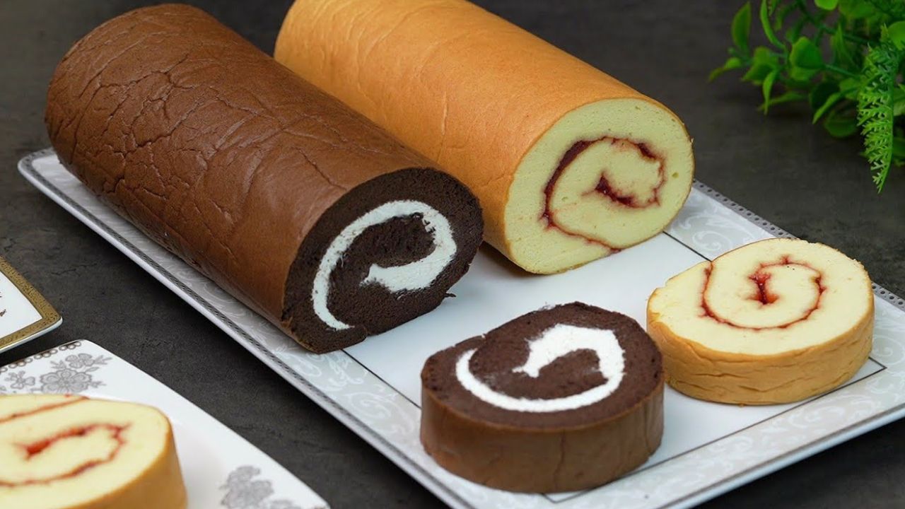 طريقة عمل سويسرول الشيكولاته