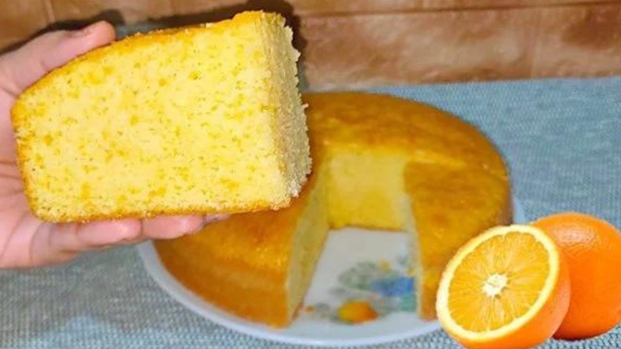 طريقة عمل كيكة البرتقال