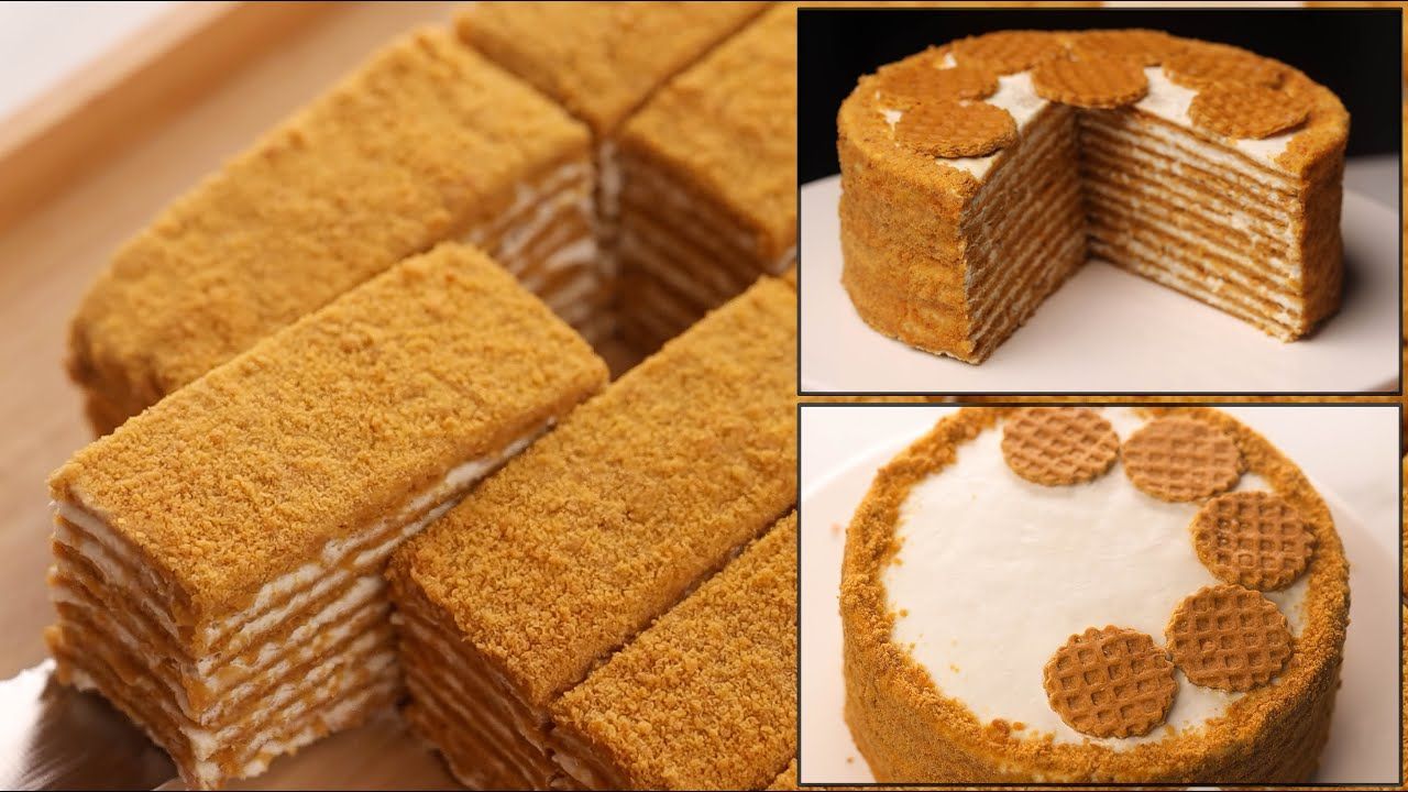 طريقة عمل كيكة العسل