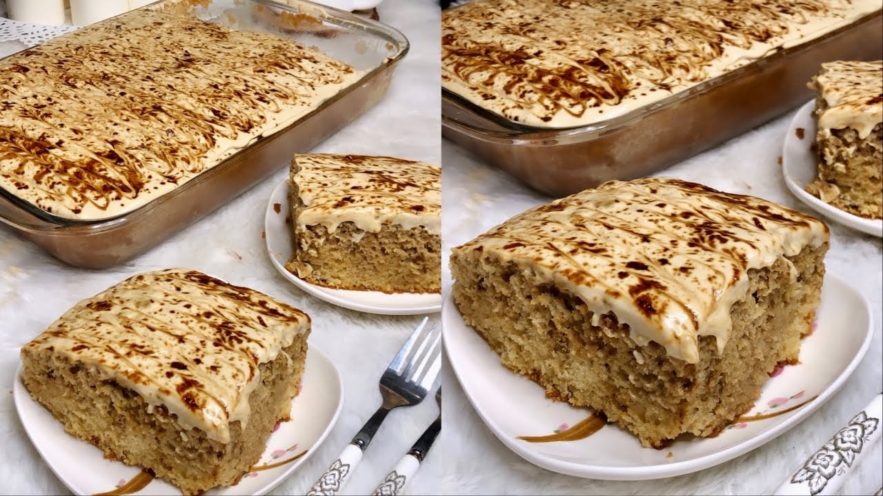 طريقة عمل كيكة النسكافية الباردة بمكونات سهلة
