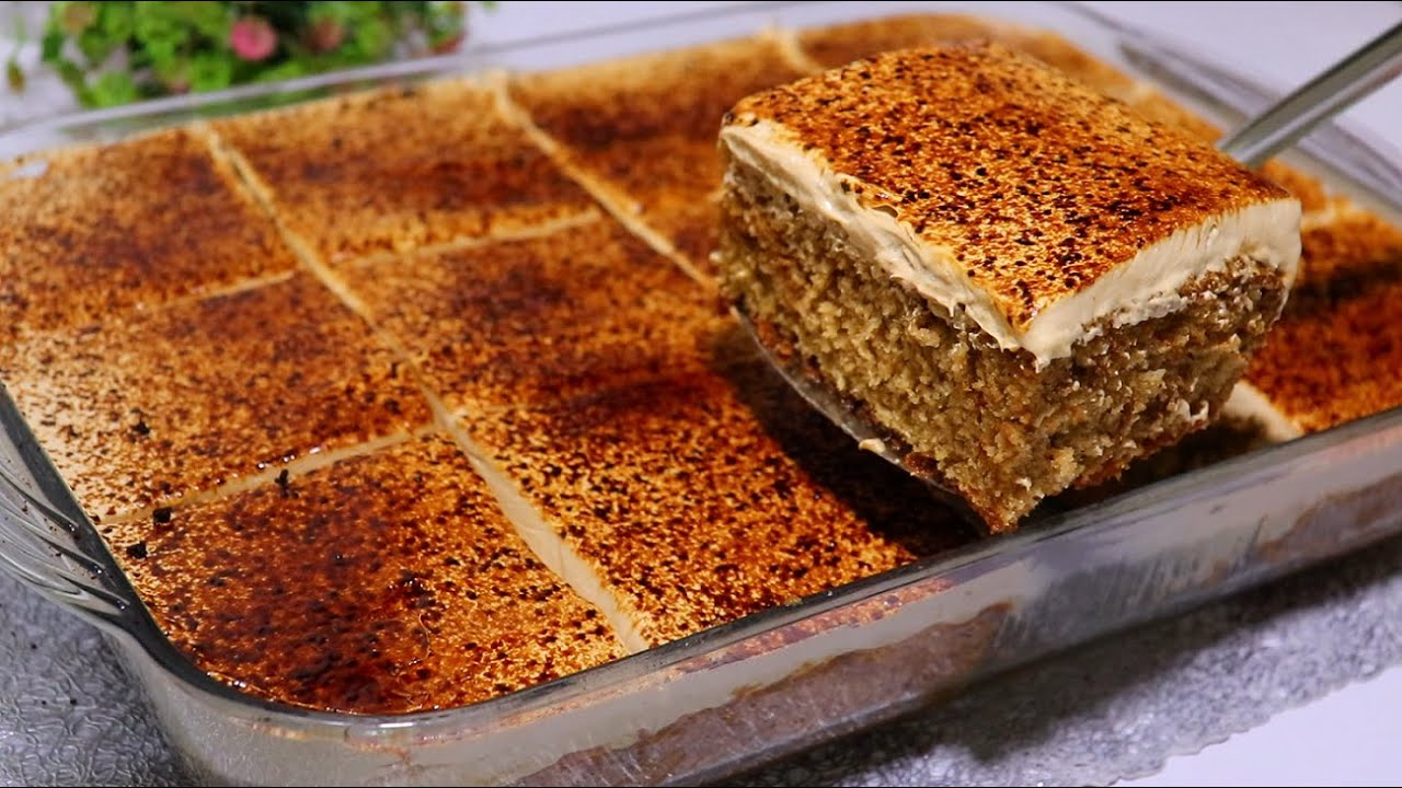 طريقة عمل كيكة النسكافيه