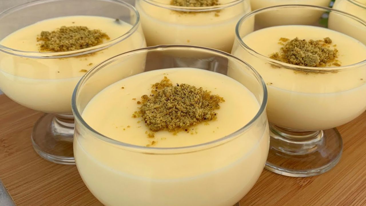 طريقة عمل مهلبية بالكاسترد