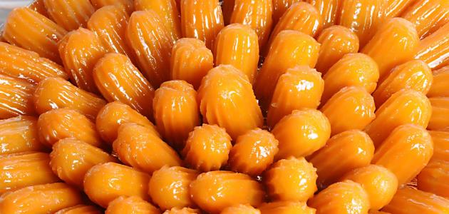 طريقة تحضير حلوي بلح الشام