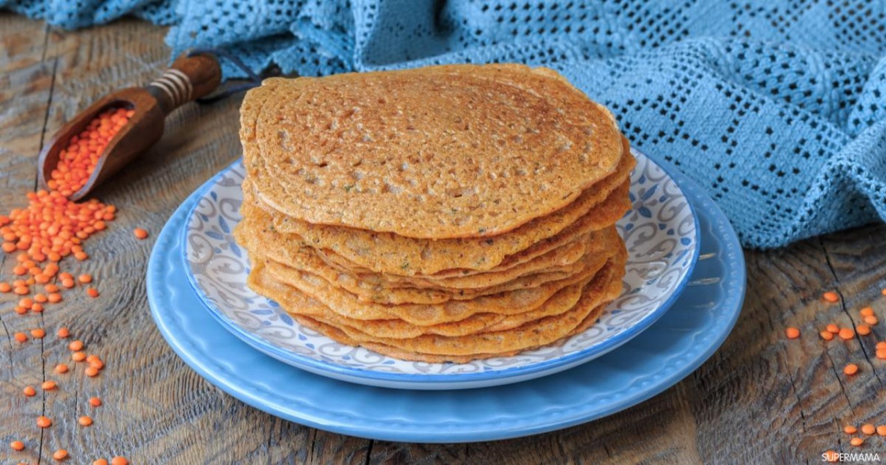 عمل خبز العدس