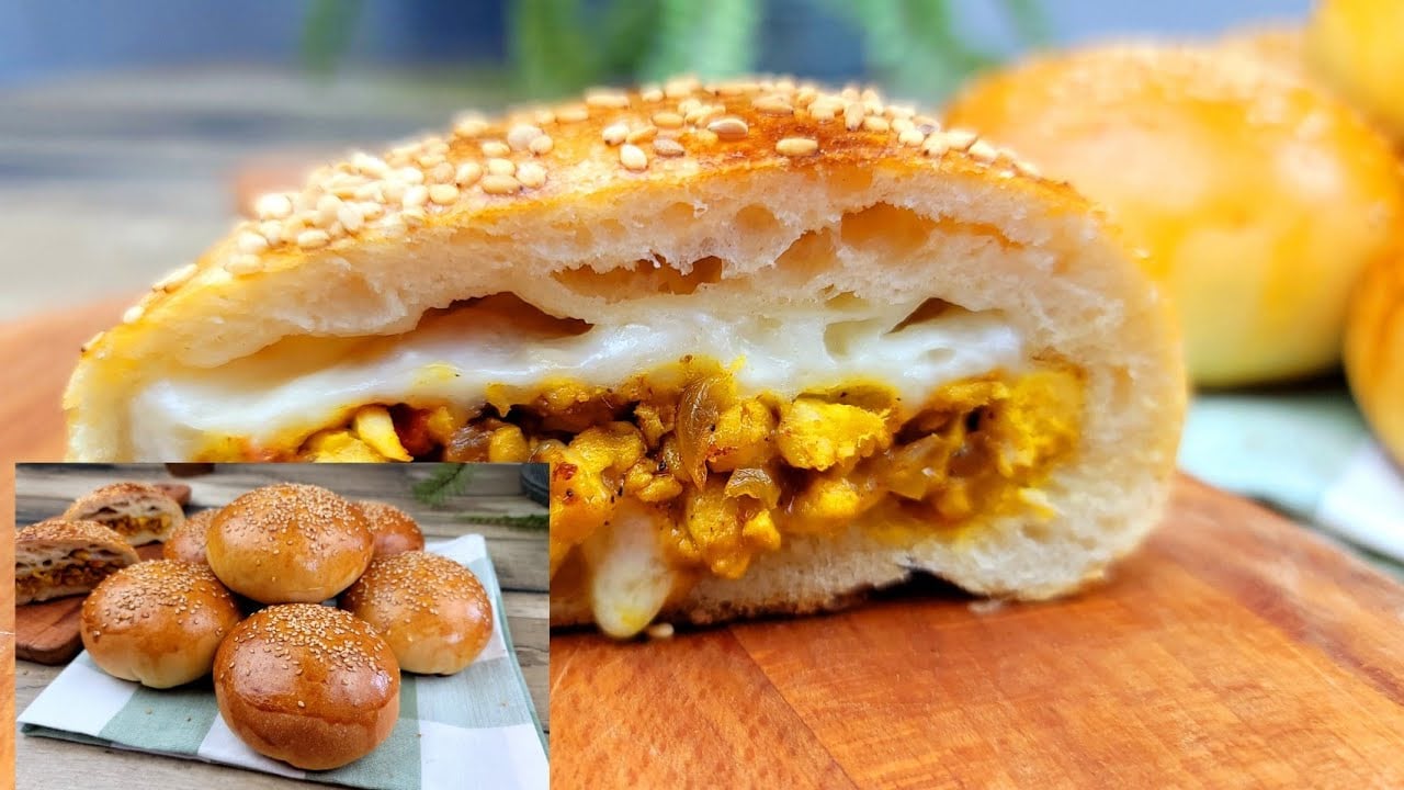 فطائر قطنية بكوب زبادي