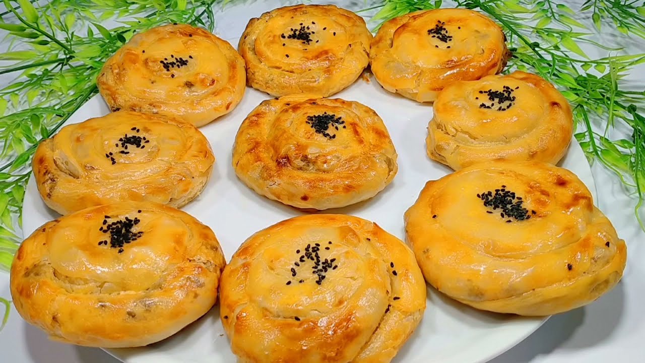 فطيرة هشة حلزونية