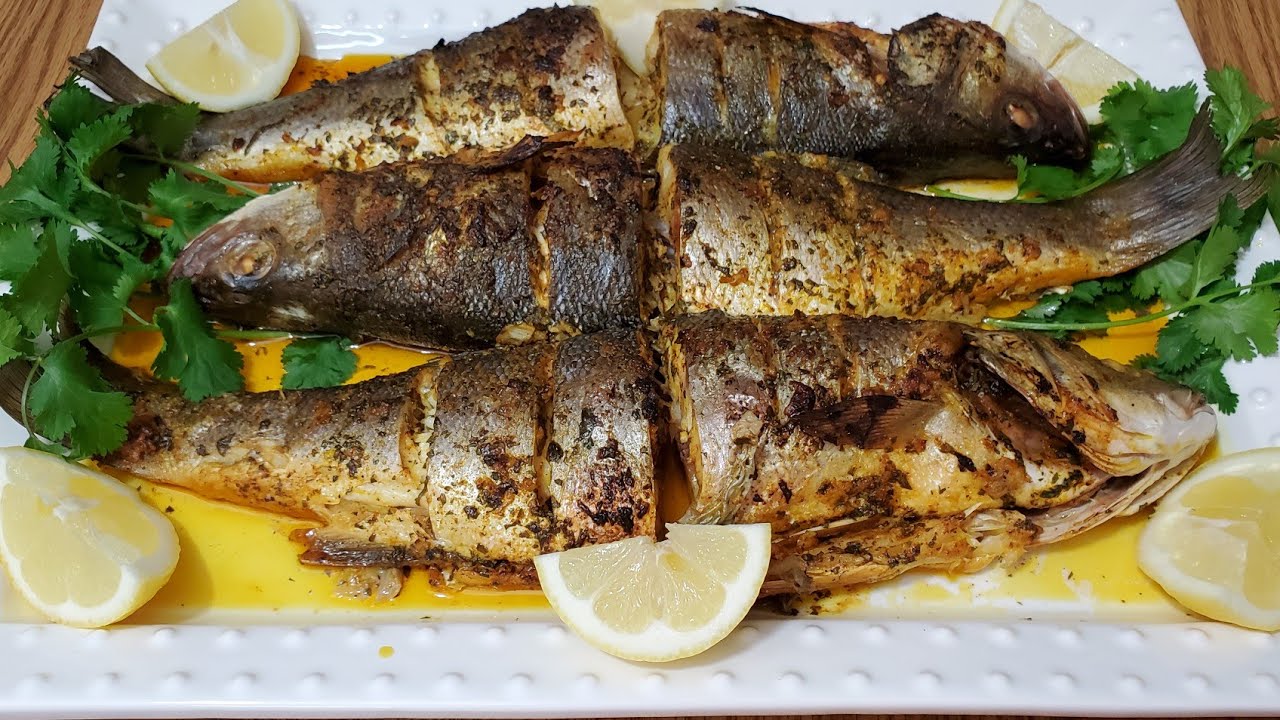كيفية عمل السمك المشوي