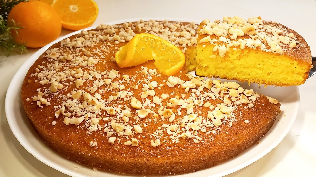 كيكة السميد بالبرتقال
