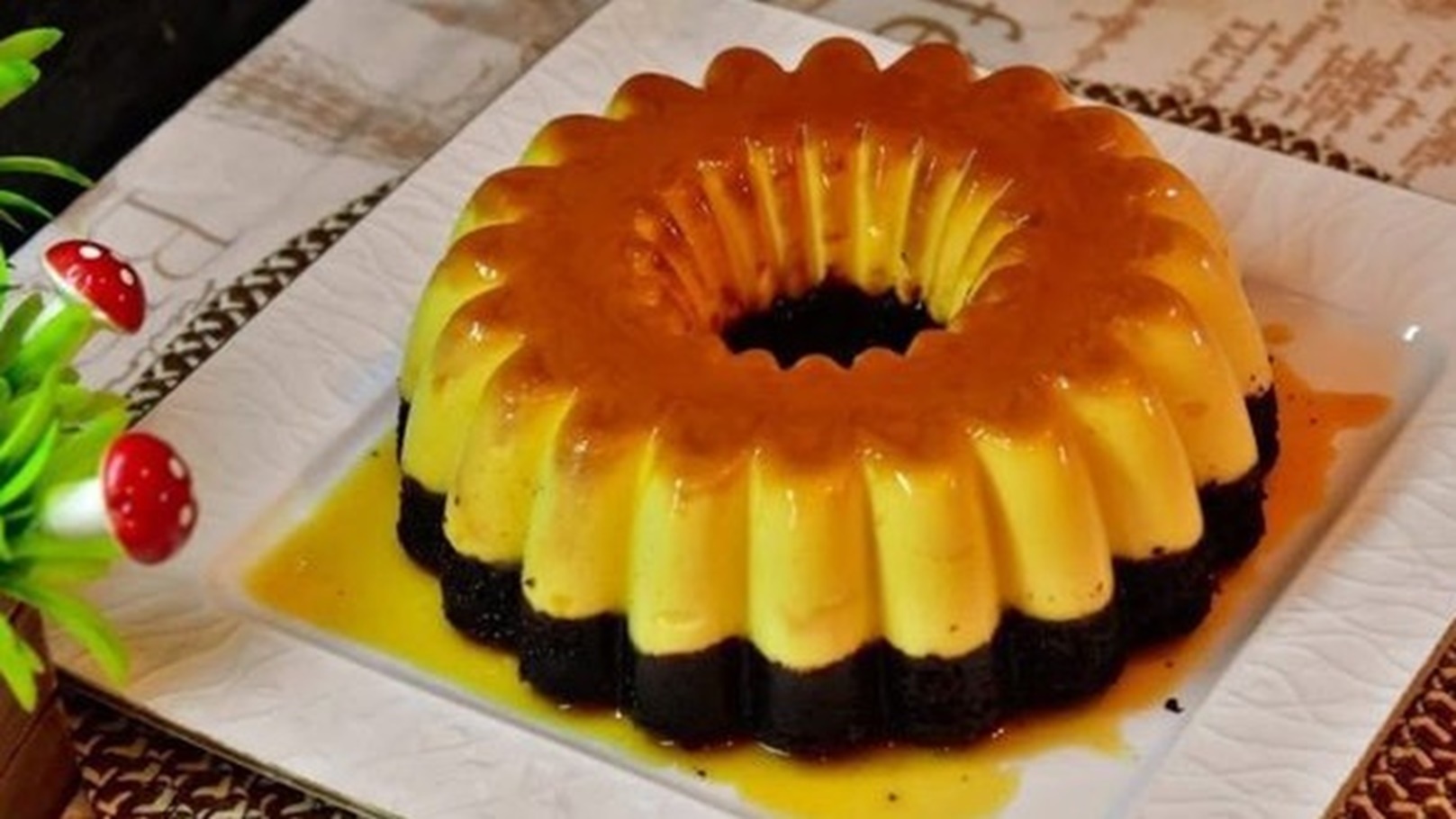 كيكة الكريم كراميل