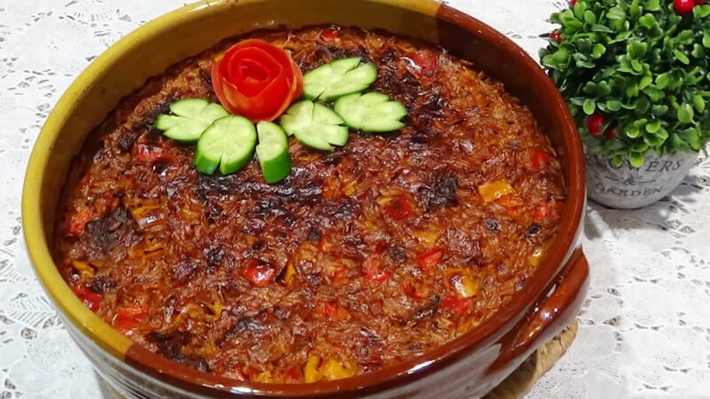 لسان عصفور في الفرن