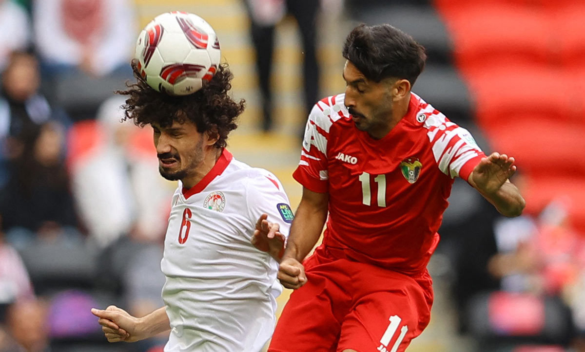 مباراة الأردن وطاجيكستان