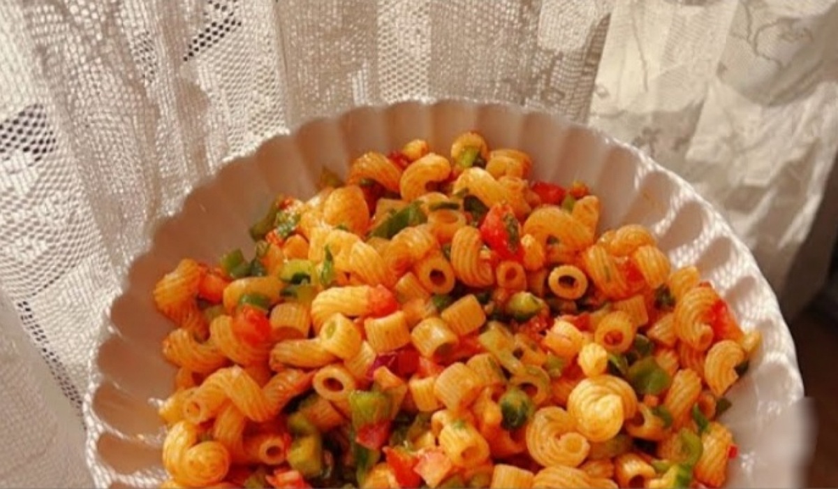 مكرونة بالخضار سريعة