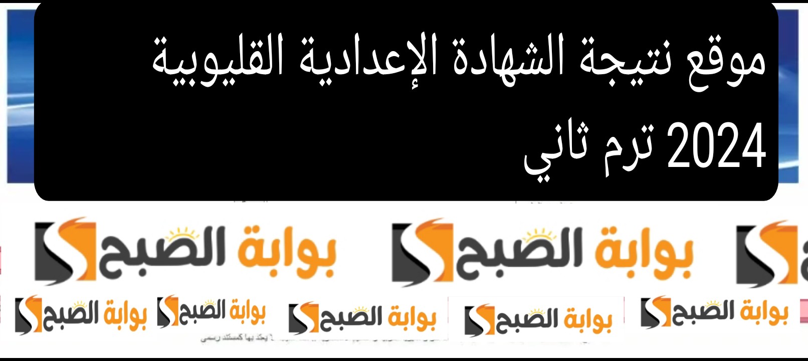 موقع نتيجة الشهادة الإعدادية القليوبية 2024 ترم ثاني