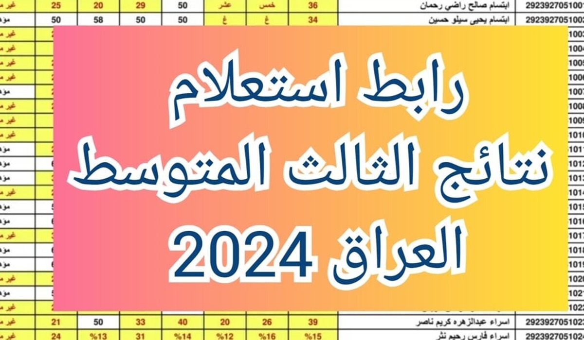 نتائج الثالث متوسط 2024