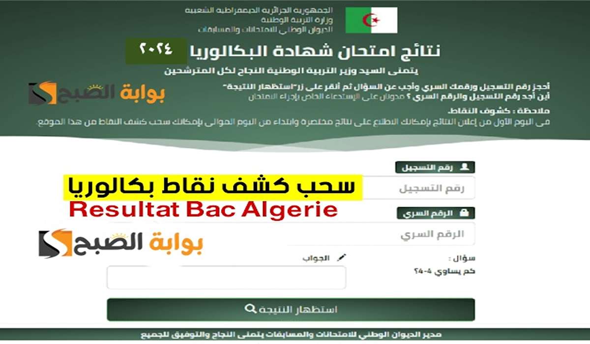 كشف نقاط البكالوريا 2024