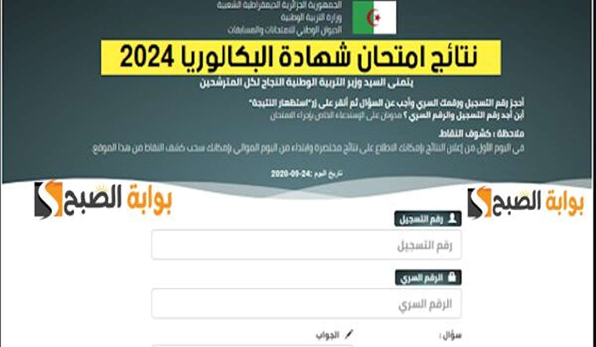 bac onec dz هنا نتائج البكالوريا 2024 في الجزائر