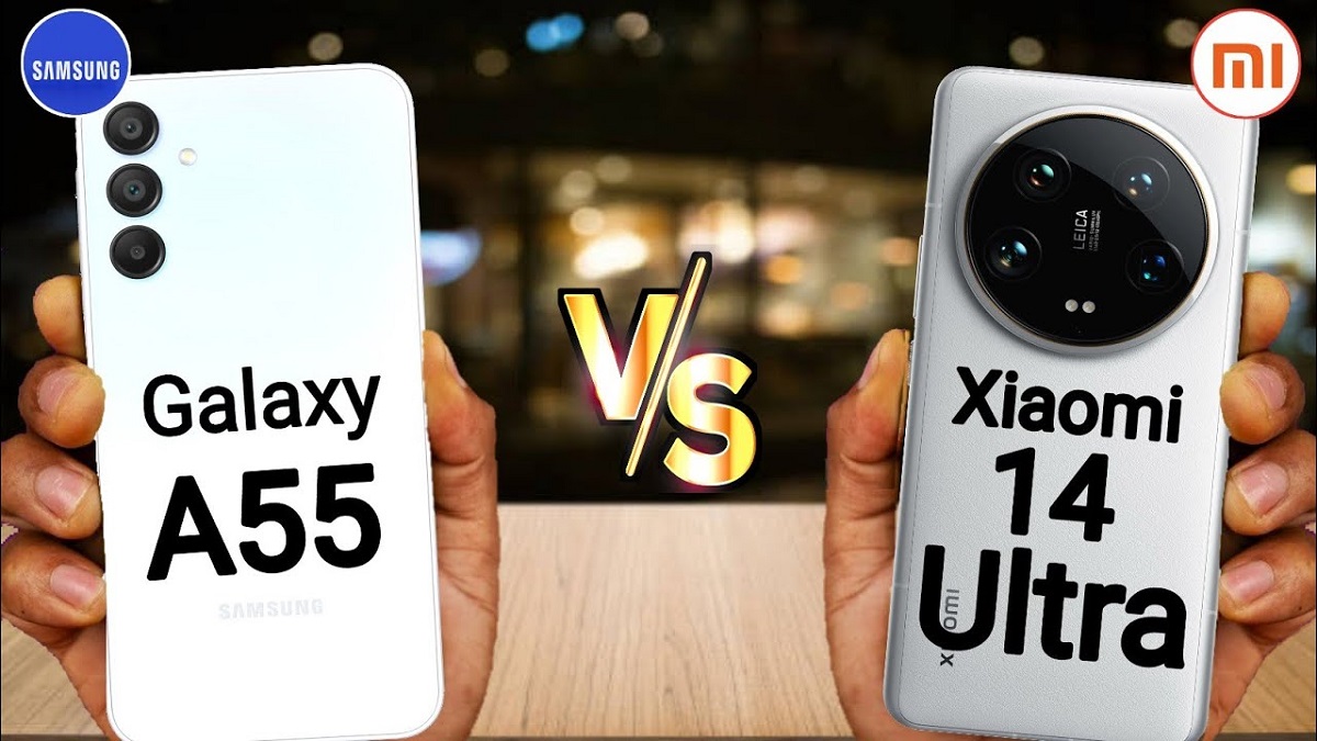 "مقارنة بين عمالقة سامسونج وشاومي".. أبرز الفروقات بين هاتف Samsung Galaxy A55 وهاتف Xiaomi 14 Ultra