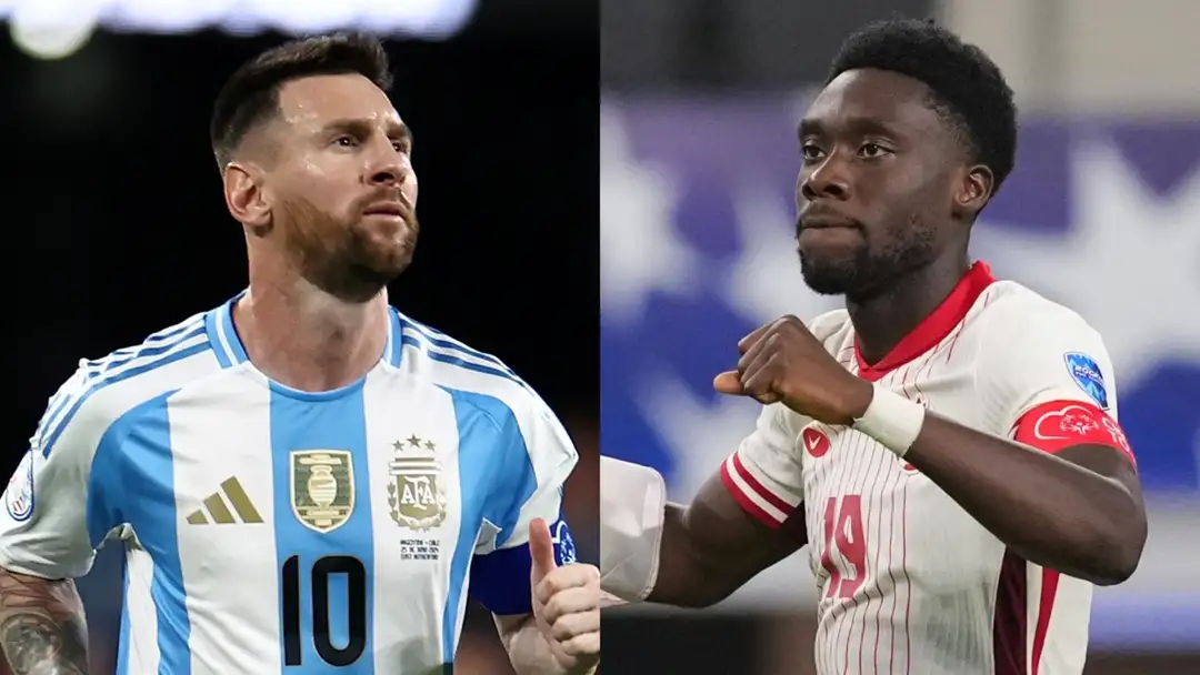 Lionel Messi Argentina Alphonso Davies Canada 1