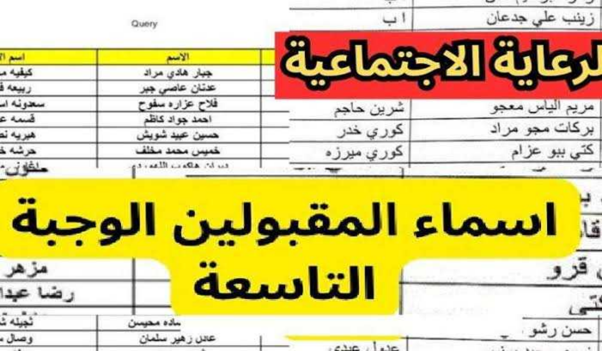اسماء الرعاية الاجتماعية الوجبة الاخيرة pdf