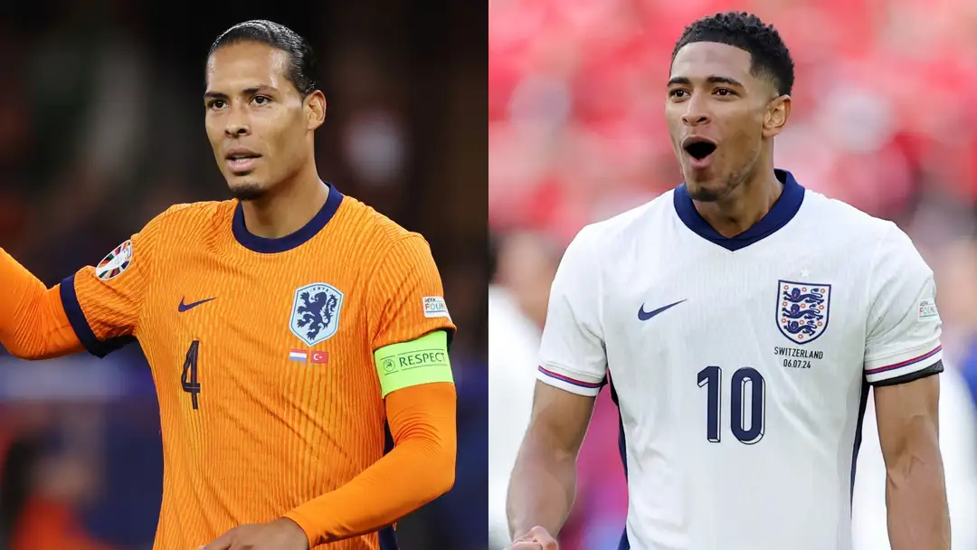 Virgil van Dijk Netherlands Jude Bellingham England 1