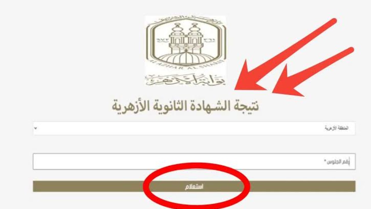 نتيجة الشهادة الثانوية الأزهرية 2024 عبر رابط البوابة الإلكترونية للأزهر الشريف natiga.azhar.eg فور ظهورها