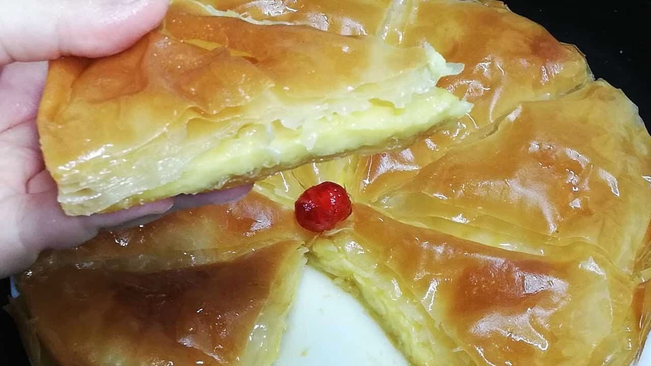 فطيرة الكاسترد الشهية
