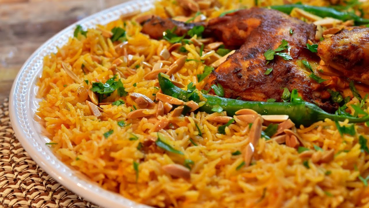 طريقة عمل الأرز البخاري بالدجاج