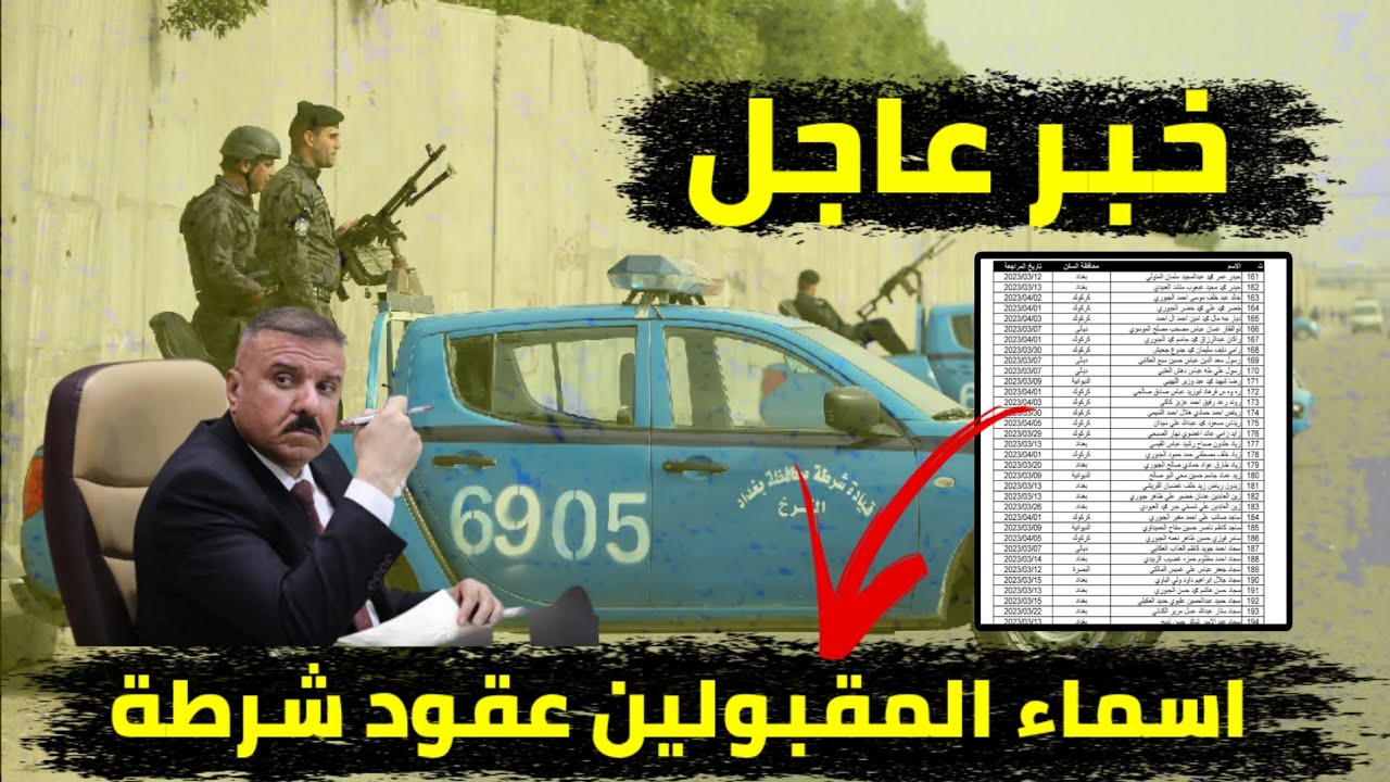 اسماء عقود وزارة الداخلية 2024