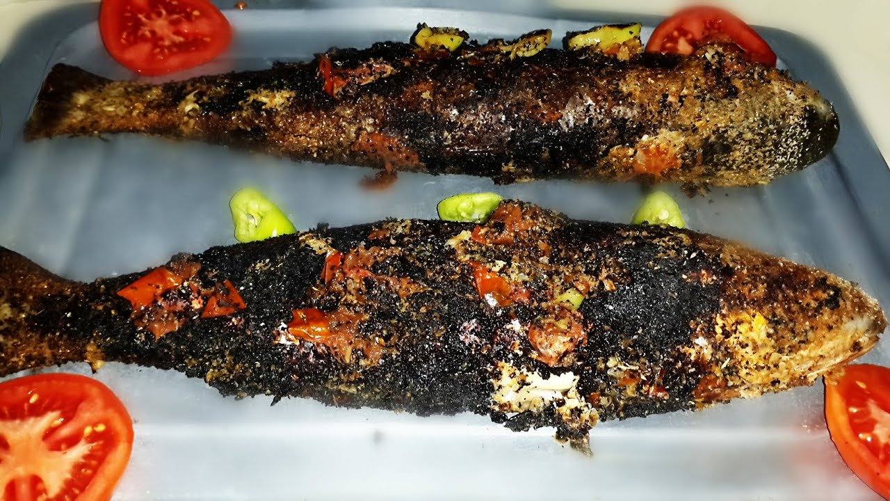 السمك المشوي بالردة