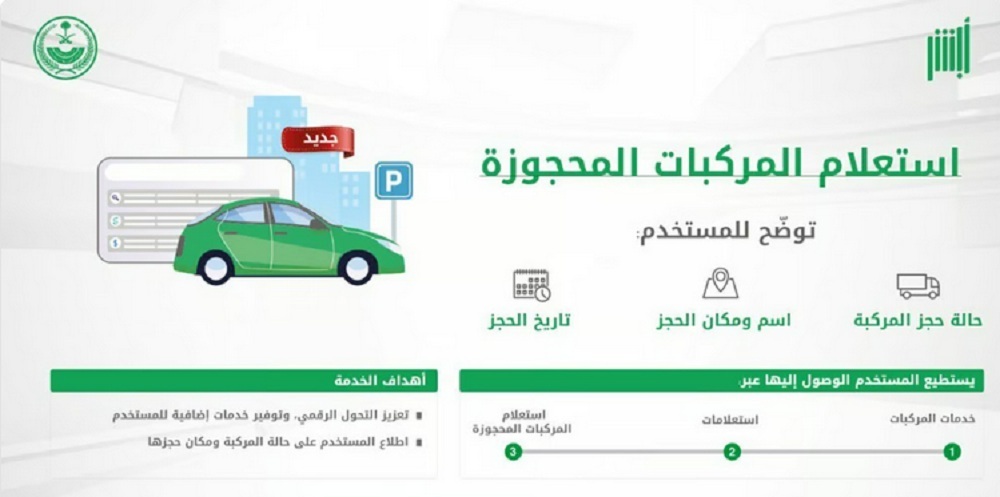المرور السعودي يوضح خطوات الاستعلام عن مركبة محجوزة إلكترونياً