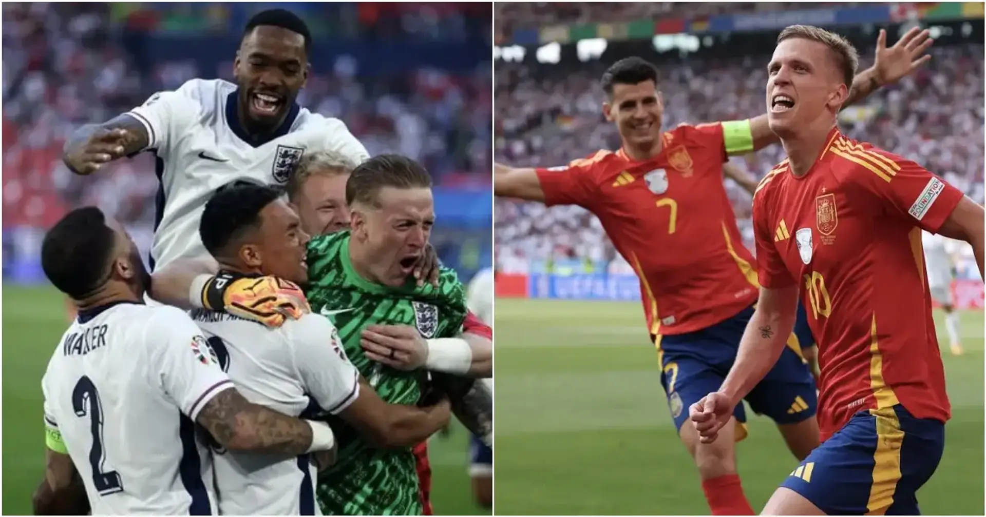 موعد نهائي يورو 2024 بين انجلترا وإسبانيا وتردد القناة الناقلة