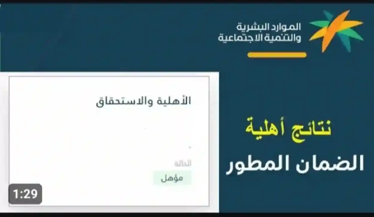 اهلية الضمان الاجتماعى المطور