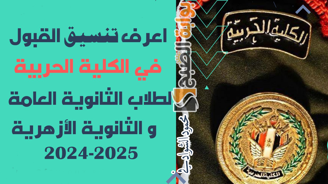 تنسيق الكلية الحربية 2024